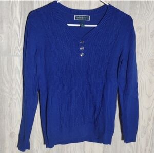 Deep Blue/Indigo Karen Scott Sweater
